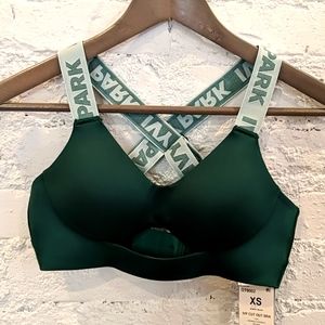Adidas x Ivy Park cutout sports bra XS green